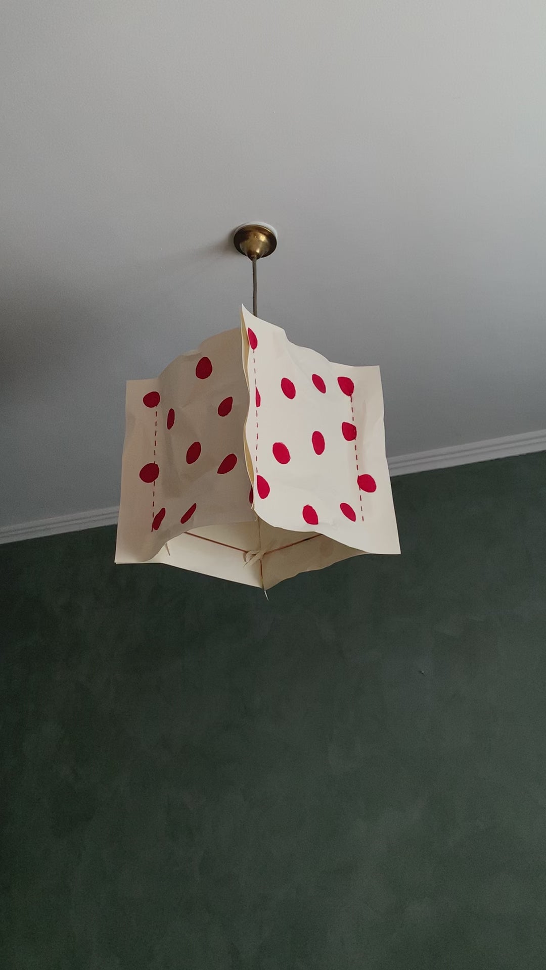 Lampshade #6 - Red Dots